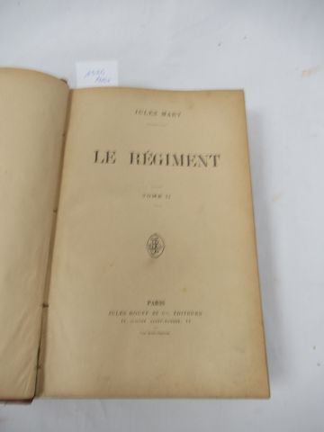null Jules Mary, "Le régiment", Paris, Rouff, Deux tomes. (usures aux reliures).