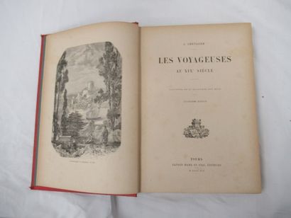 null Lot de 2 livres : "La France à travers les siècles", Paris, Hachette, 1893 /...