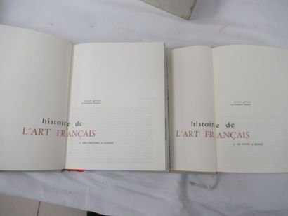 null Louis Gillet, "Histoire de l'art français", Zodiaque. Deux volumes sous emb...