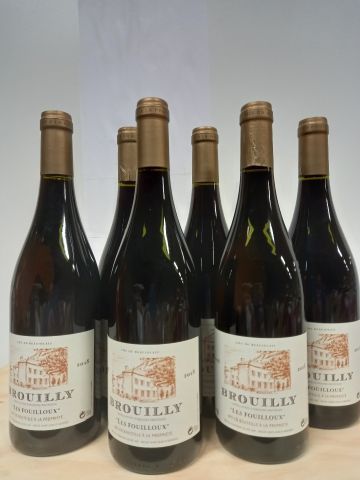 6 bouteilles de Brouilly Cru du Beaujolais...