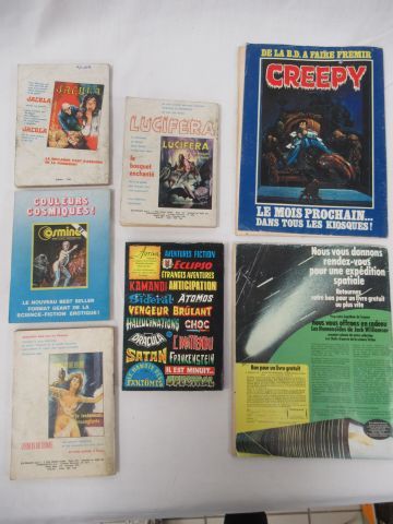 null Lot de bandes dessinées pour adultes. Circa 1970. (albums souples)