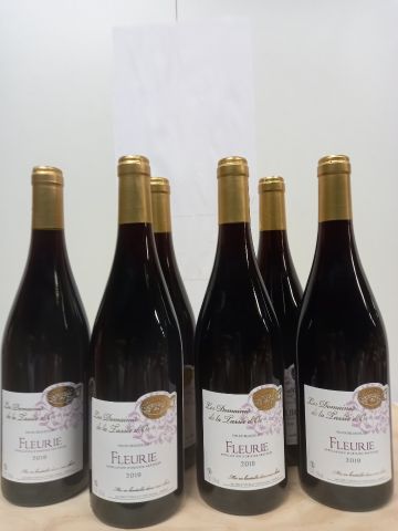 null 6 bouteilles de Fleurie 2019 Cru du Beaujolais Domaine de la Tasse d'Or