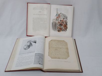 null Lot de deux livres "La Révolution de 1789" - "Gloire et souvenirs maritimes"...