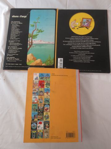 null TINTIN - Lot comprenant un album "Tout Tintin" (Casterman 2008, sale), un Hors-Série...