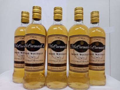 5 bouteilles de Whisky Mc Cormach's Prémium...