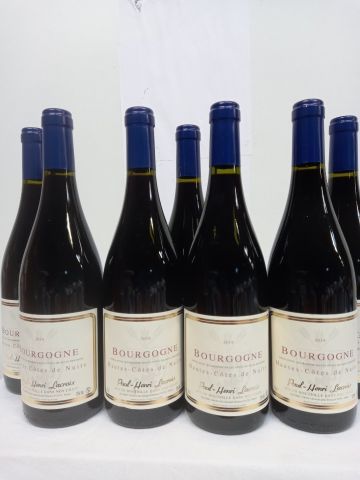 null 7 bouteilles de Hautes Côtes de Nuits 2018 Grand Vin de Bourgogne Paul Henri...
