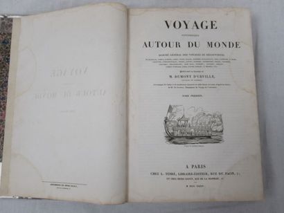 null DUMONT d'URVILLE "Voyage pitoresque autour du monde" Paris, Tenré, 1834 (mauvais...