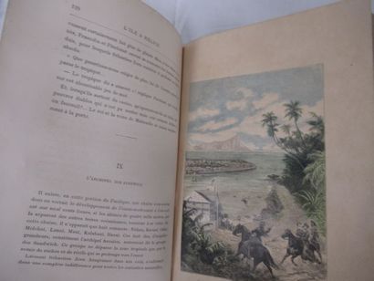 null Jules VERNE "L'île à Hélice" Hetzel, début Xxe, mauvais état