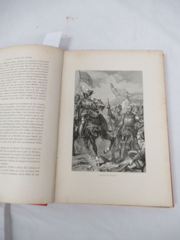 null Lot de 2 livres : "La France à travers les siècles", Paris, Hachette, 1893 /...