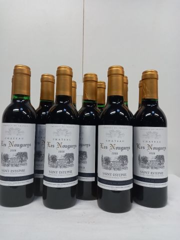 null 12 demi-bouteilles de Saint Estèphe Château Les Nougeys 2008 (375cl) SCEA du...