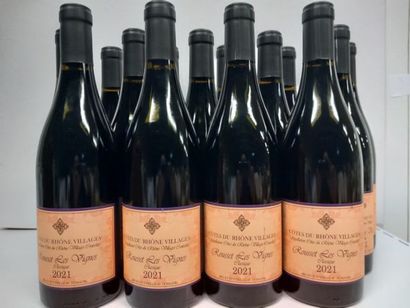 null 14 bouteilles de: Côtes du Rhône Villages 2021 Le Classique Les Vignes de Rousset...