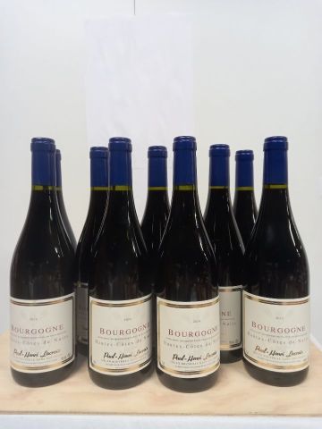 null 9 bouteilles de: Bourgogne, Hautes Côtes de Nuits 2018 Paul Henri Lacroix Grand...
