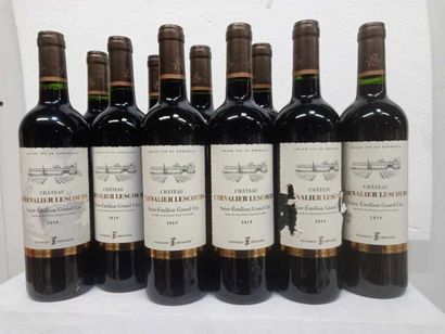 null 10 bouteilles de: Saint Emilion Grand Cru 2019 grande Année Château Chevalier...