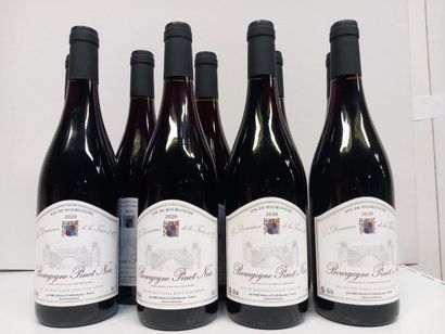 null 9 bouteilles de: Bourgogne Pinot Noir 2020 Domaine de la Tassé d'Or