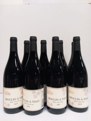 null 8 bouteilles de: Moulin à vent Cru du Beaujolais 2019 Grand Millésime Les Celliers...
