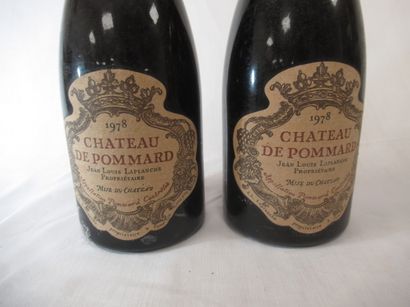 null 2 bottles of Château de Pommard, Jean-Louis Laplanche, 1978. (LB, deposit)