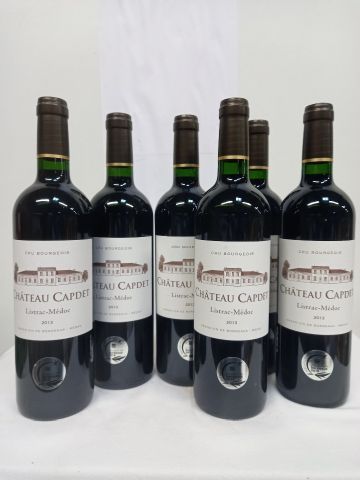null 6 bottles of Listrac Médoc 2013 Château Capdet Gold Medal Cru Bourgeois