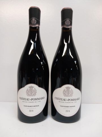 2 bouteilles de Château de Pommard 2014 Le...