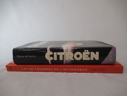 null Lot de 2 livres, dédicacés par S. Lobe comprenant : le grand livre Citroen et...