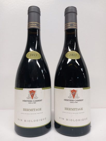 2 bouteilles de Hermitage Rouge 2017 Héritiers...