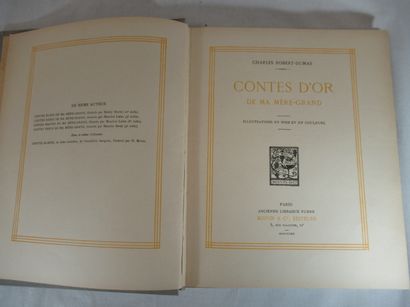 null Charles Robert-Dumas "Contes d'Or de ma grand-mère" Boivin, 1929.