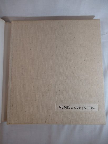 null Lot de 2 livres sur le thème de Venise : "Tout Venise" (Bonech), "Venise que...