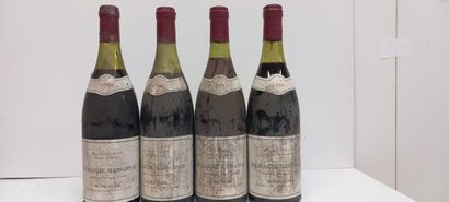 4 bouteilles de Bourgogne Marsannay 1980...