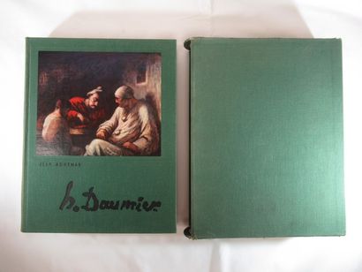 null ADHEMAR "Honoré Daumier" Edition Tiser, 1934, reliure en tissu, sous emboîtage...
