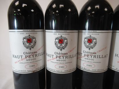 null 6 bottles of Médoc, Château Haut Peyrillat, 1989