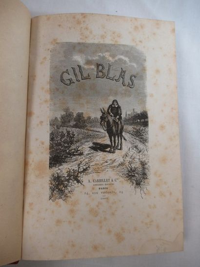 null LESAGE "Gil Blas" Carbillet, 1881. (nombreuses rousseurs)