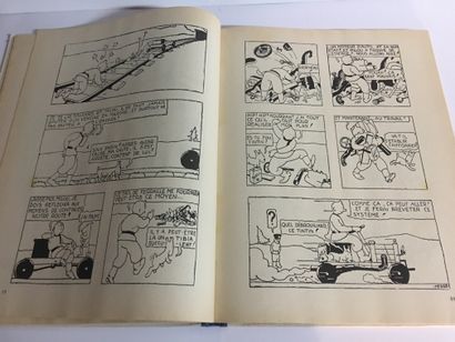null Hergé Album « Tintin au pays des soviets » en noir et blanc, réédition Casterman,...