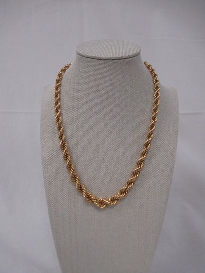 Yellow gold necklace. Weight: 25.48 g