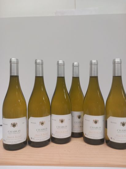 6 bouteilles de Chablis Bourgogne récolte...