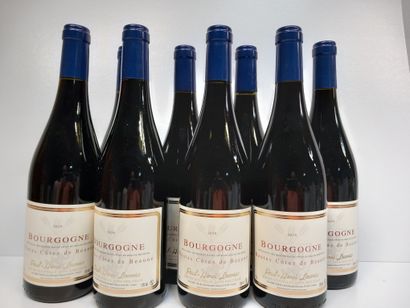8 bouteilles de Hautes Côtes de Beaune 2018...