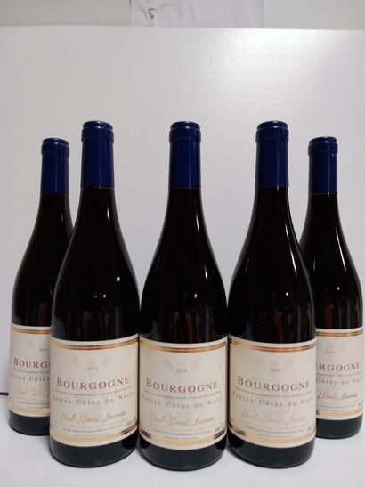 5 bouteilles de Côtes de Nuits 2018 Bourgogne...