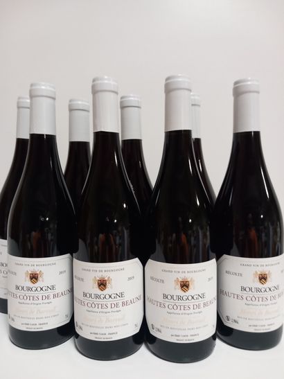 8 bouteilles de Bourgogne Hautes Côtes de...