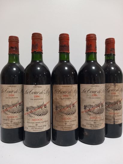 5 bouteilles de Château La Tour de By Cru...