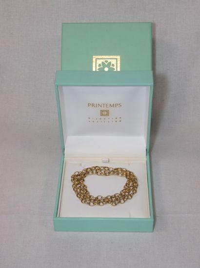 null PRINTEMPS Yellow gold chain. Weight: 9.56 g. In box.