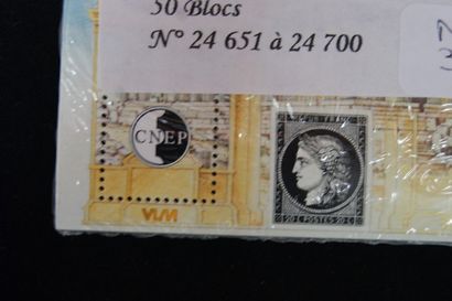 null Lot of 50 CNEP blocks, n°42. In original packaging. Brand new, first choice....