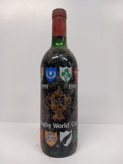 null Bottle of Bordeaux 1991 Rugby World Cup