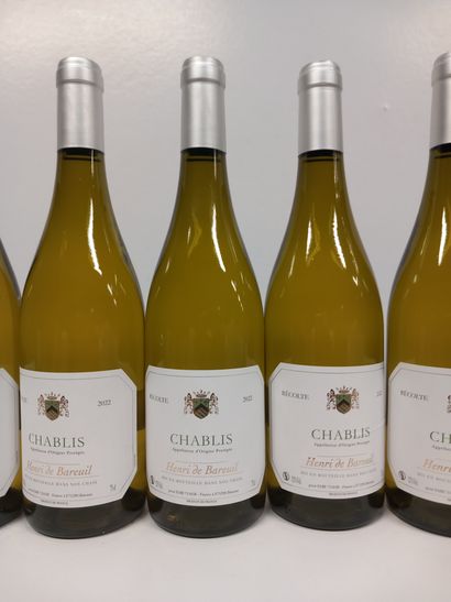 8 bottles of Chablis récolte 2022 Domaine...