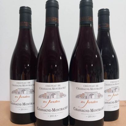 4 bouteilles de Château de Chassagne Montrachet...
