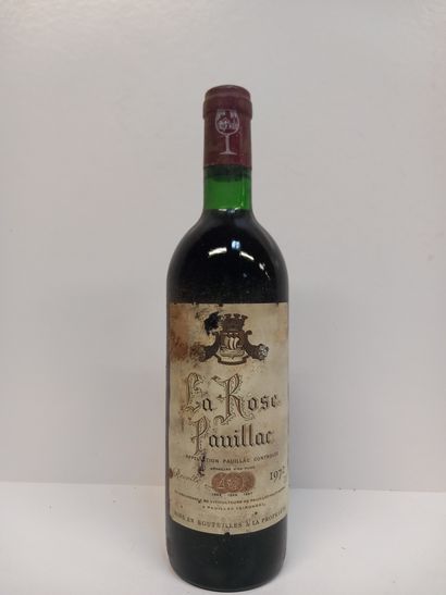 null Bottle of Château La Rose Pauillac 1972 Pauillac (TLB, dirty label)