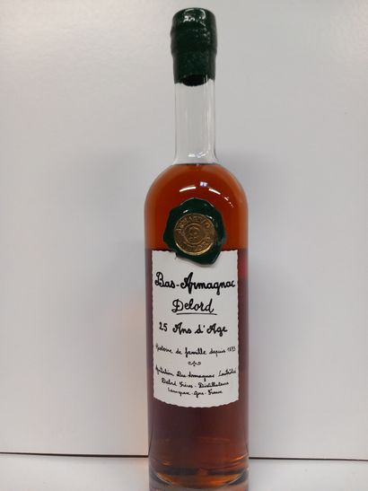 null Bottle Bas-Armagnac 25 ans d'Age Delord family since 1893 70cl 40% vol