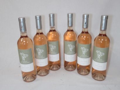 null 6 bottles of rosé wine, Domaine Les Muriers, en Provence 2022.