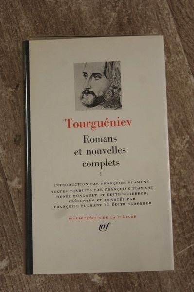 null TOURGUEIEV "Romans et nouvelles" La Pléiade, tome 1, 1981 (annotated)