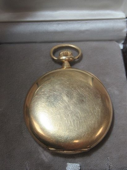 null ZENITH, Yellow gold gousset watch, gross weight: 71 gr.