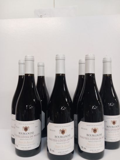 8 bouteilles de Hautes Côtes de Nuits récolte...