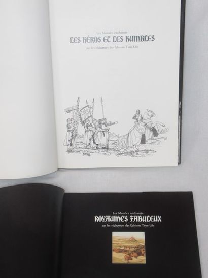 null Set of 2 books from the "Le Monde Enchanté" Collection: "Les Héros et les Humbles"...
