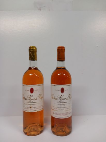 2 bouteilles de Sauternes Château Romer du...